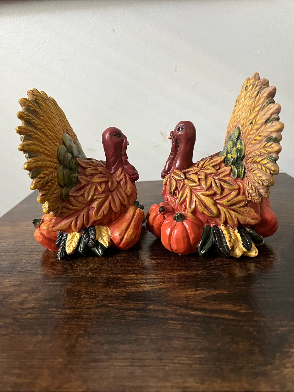 Thanksgiving Turkey Table Decor Set NWT Pumpkins Fall Decoration